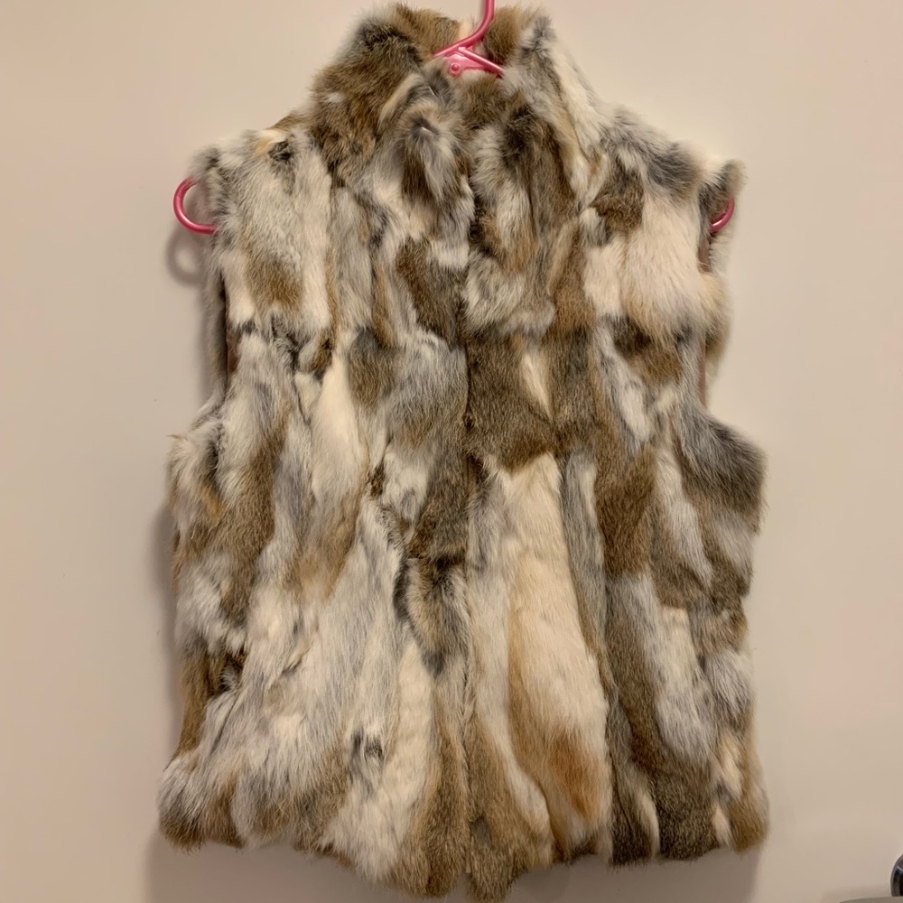 Rabbit Fur Vest (Size Small)